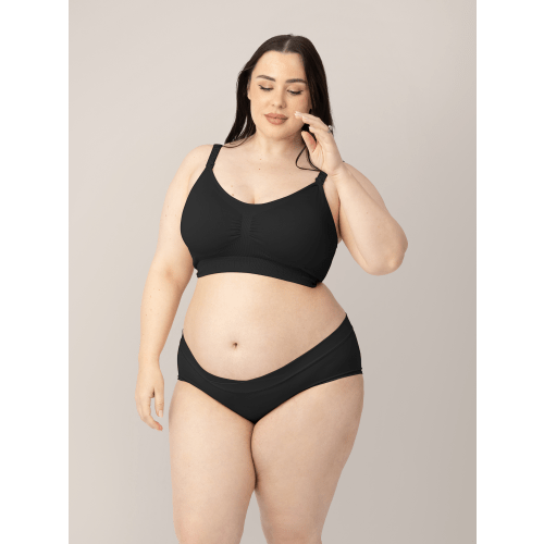 Bamboo Maternity & Postpartum Hipster | Grey Heather - Kindred Bravely