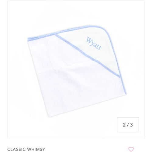 Gingham Hooded Towel