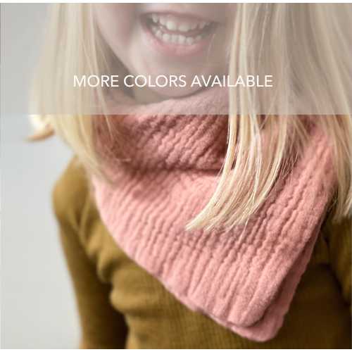 THICK LARGE Absorbent Bandana Style Bib / Large Bib for Older Children / Special Needs Bib / Neck Bandana / Cotton Muslin / Bulk Options