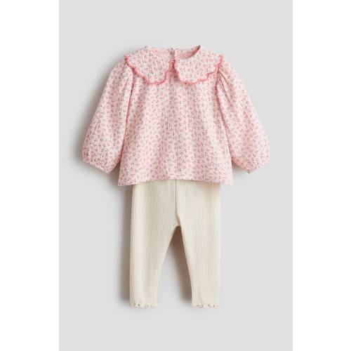 2-PIECE BLOUSE AND LEGGINGS SET