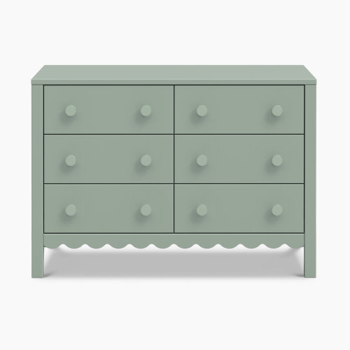 daVinci Sammy Scallop 6-Drawer Dresser - Light Sage