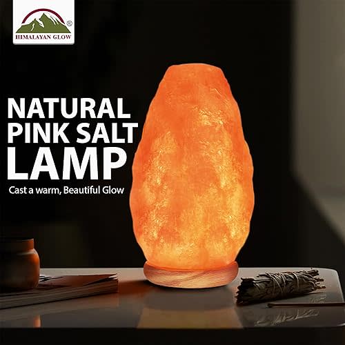 Himalayan Glow Salt Lamp with Touch Dimmer Switch 5-7 lbs