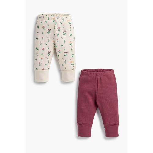 2-Pack Hello Baby Pants - Fall Flowers