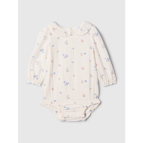 Baby Ruffle Gauze Bodysuit
