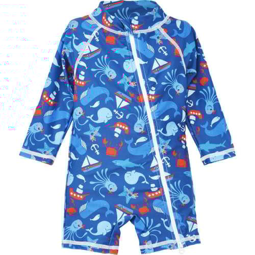 UPF 50+ Shortie Surf Swimsuit, Nautical Fun - Flap Happy | Maisonette