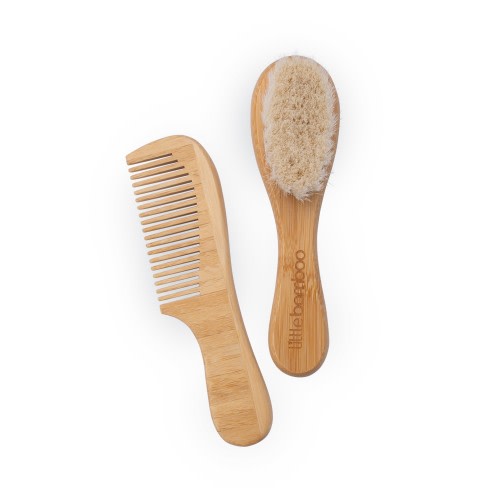 Little Bamboo Brush & Comb Set Wooden