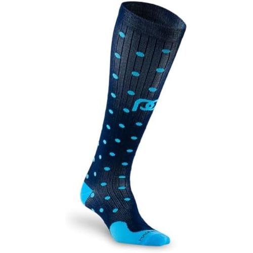 Running Marathon Socks - Calf-Length Travel and Sports Compression Socks for Foot and Ankle Support, Unisex