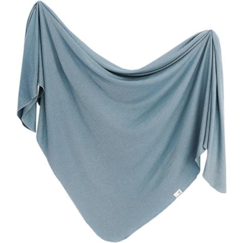 Copper Pearl Baby Swaddle Blanket - Wearable Premium Knit Baby Blanket, Large Soft Stretchy Receiving Blankets for Baby Boy and Girl, Swaddles for Newborn, Infant, and Toddler (Atlantic)