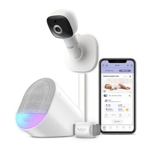 Hubble Connected Guardian Cam: Single Camera, Movement Sensor, Nightlight, Wi-Fi Enabled