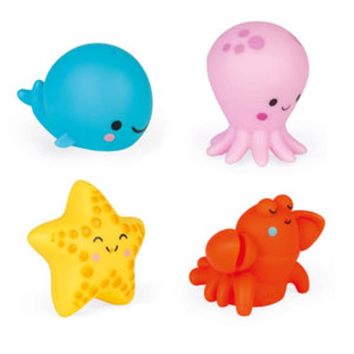 Janod Four Sea Squirters Set | Baby Junction