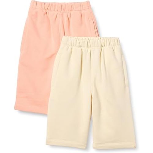 Amazon Essentials Unisex Toddlers and Babies' French Terry Cotton Pants, Pack of 2