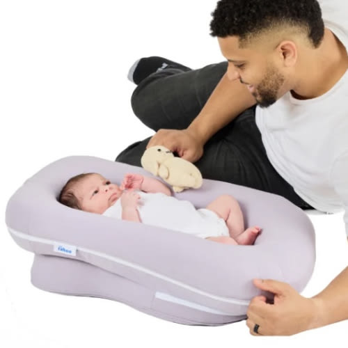 Rahoo Baby Learn & Lounge 3-in-1 Newborn Lounger - Space Gray