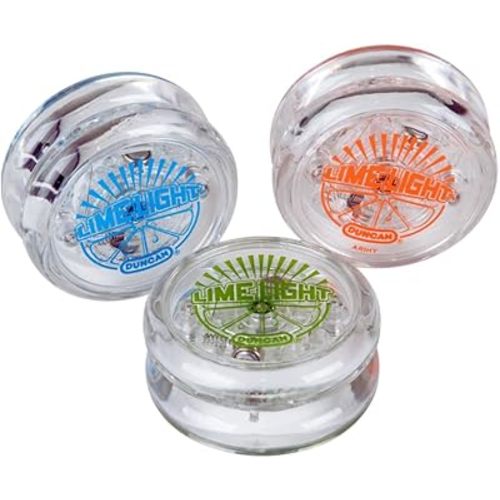 Duncan Toys Limelight LED Light-Up Yo-Yo, Beginner Level Yo-Yo with LED Lights, Colors May Vary