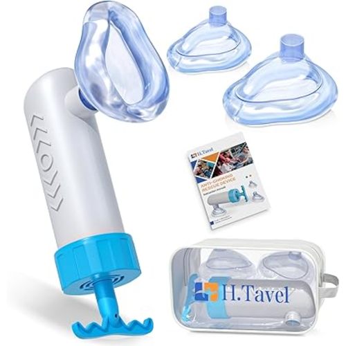 Choking Rescue Device, Portable Airway Suction Rescue Device, Anti Choking Device, Choking First Aid Device for Kids and Adults