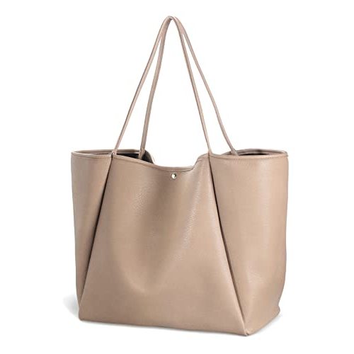 Oversize Pu Leather Tote Women Weekender Bag Shopper Handbag Travel Purse