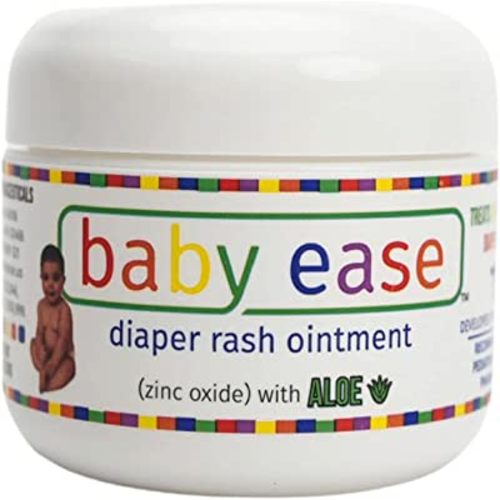 BabyEase - Diaper Rash Cream with Zinc Oxide and Aloe Vera - Recommended by Pediatricians and Pharmacists. Relief & Prevention, Hypoallergenic, Phthalate- & Paraben-Free Paste