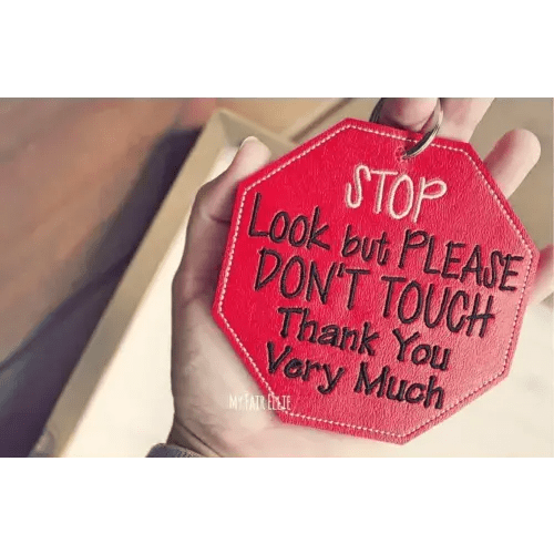 Germ STOP Sign for Car Seat, Diaper Bag, etc