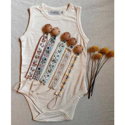 Handmade Vintage-Inspired Pacifier Clips