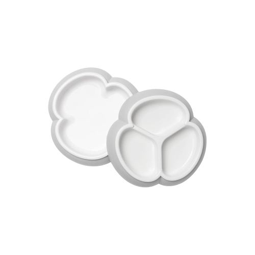 BabyBjörn Baby Plate Set, 2 Pack, Gray