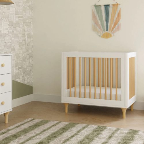 Babyletto Lolly Mini Crib | 4-in-1 Convertible Crib to Twin Bed