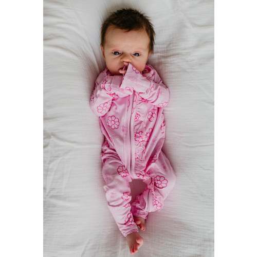 Daisy Baby | One Piece Ruffle Footie Pajama