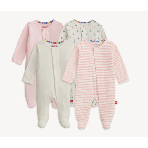 Magnetic 4-Pack Footie (0-3 months)