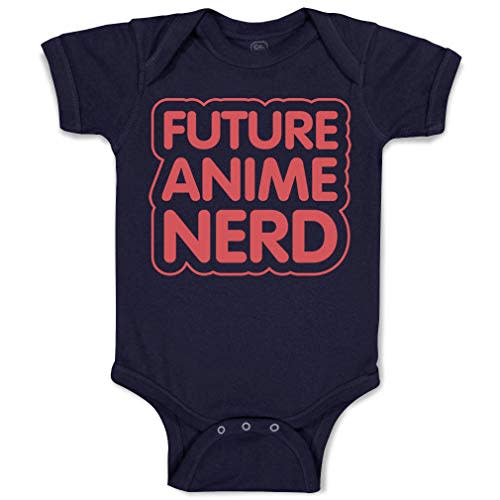 Cute Rascals Baby Bodysuit Future Anime Nerd Funny Humor Boy & Girl Baby Clothes Funny Cotton Navy Design Only 6 Months
