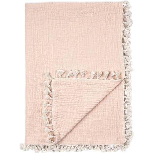 6 Layer Muslin Blanket Desert Rose - Crane Baby | Maisonette