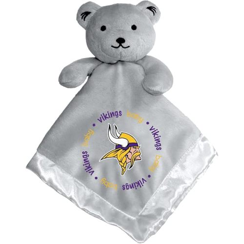 Baby Fanatic NFL Baby Security Blanket Bear Snuggle Toy for Newborn Boy Girl Unisex Stuffed Animal Officially Licensed