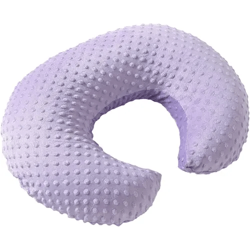 Pillowcase for Nursing Pillow and Positioner for Breastfeeding and Bottle Feeding, Propping Baby, Tummy Time, Baby Sitting Support, Awake-Time Support, Pillow Cover Only (Orchid)