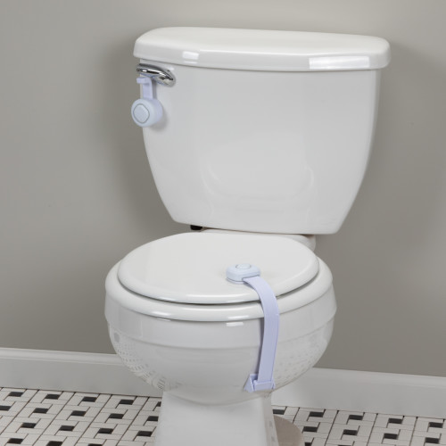 Safety 1ˢᵗ OutSmart Easy Install Bathroom Safety Set, White, Toddler
