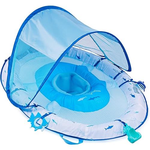 Shark Pool Float with Sun Canopy