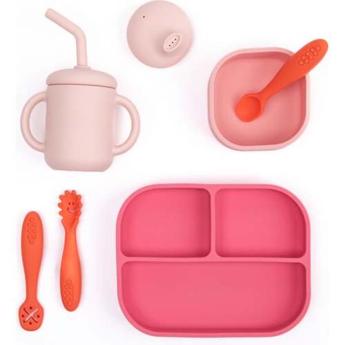 Garden Party Little Bites 8-Piece Set, Bright Pink & Multicolors - Bella Tunno | Maisonette