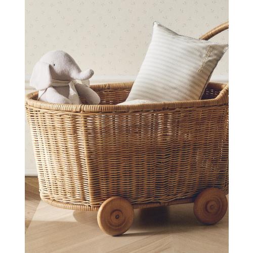 RATTAN TROLLEY WITH WHEELS | Zara Home United States of America