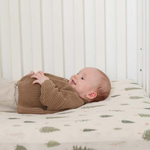 COTTON MUSLIN CRIB SHEETS