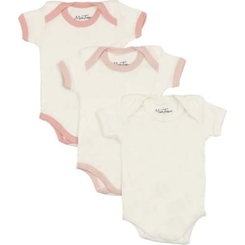 Short Sleeve Modal Onesie 3 Pack, Girls - Mon Tresor Bebe | Maisonette