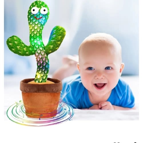 Amazon.com: M MITLINK Dancing Talking Cactus Repeats What You Say,Electronic Plush Toy with Lighting,Singing Cactus Recording and Repeat Your Words for Education Toys,Singing Cactus Toy, Cactus Plush Toy (Green) : Toys & Games