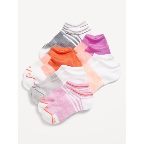 Ankle Go-Dry Performance Socks 6-Pack for Girls | Old Navy