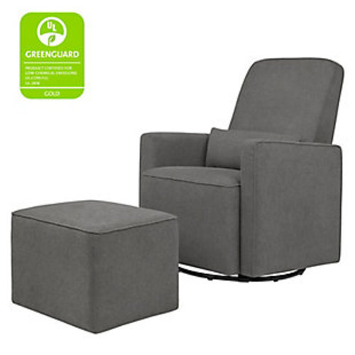 Davinci Olive Glider and Ottoman
