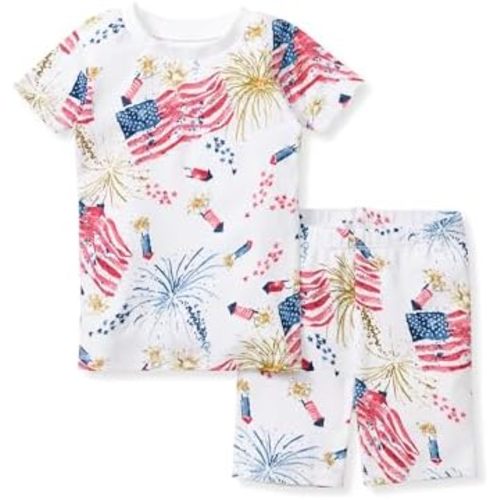 Burt's Bees Baby Baby Boys' Pajamas, Tee and Pant 2-Piece Pj Set, 100% Organic Cotton