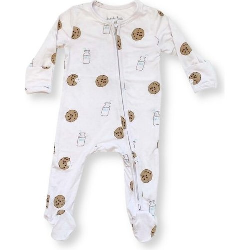Footie Zippered One Piece, Cookie Craze - Dear Perli Sleepwear | Maisonette