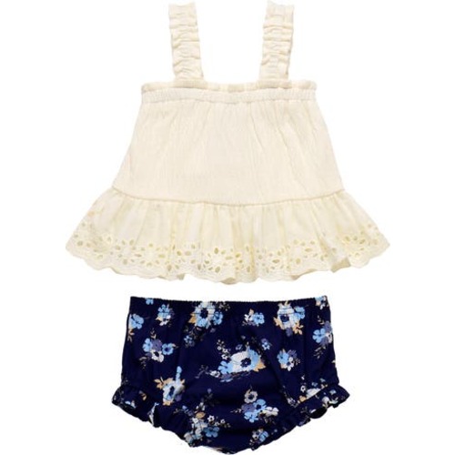 Eyelet Tunic & Ruffle Bloomers