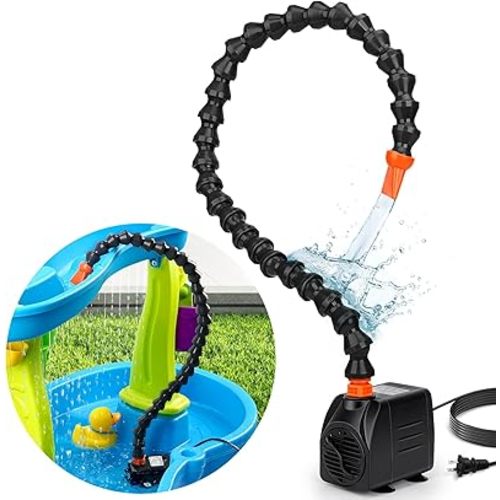 Water Table Pump, Water Pump for Kids Water Table Fun Summer Outdoor Water Table Toys Outside Water Table Accessories for Toddlers Kids