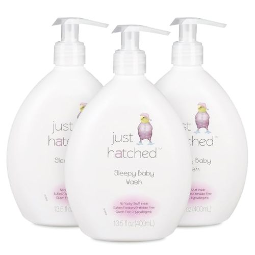 Sleepy Baby Wash Multi-Pack - Relaxing Bath + Body, Snuggly Yummy Fragrance, w/Essential Oils, Calming, Hypoallergenic, No Yucky Stuff & Harsh Ingredients, 13.5 fl oz (3 Pack)