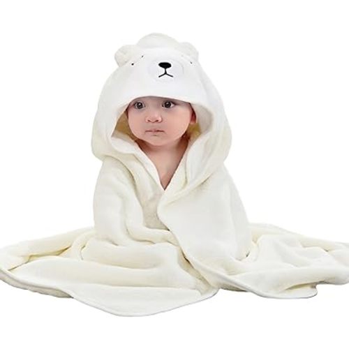 31 * 31 in Baby Bath Towels with Hood,Hooded Towels for Toddlers 1-3, Toddler Girl Boy Robe,Baby Towel,Infant Kids Towels for Newborn Babies,Toallas de Baño para Bebe