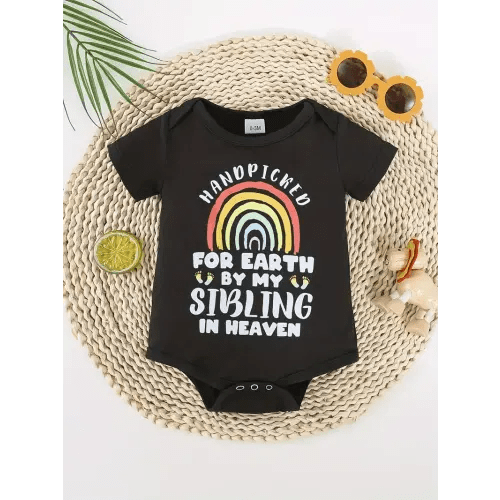 baby boy baby girl casual "brothers sisters in heaven hand - Temu