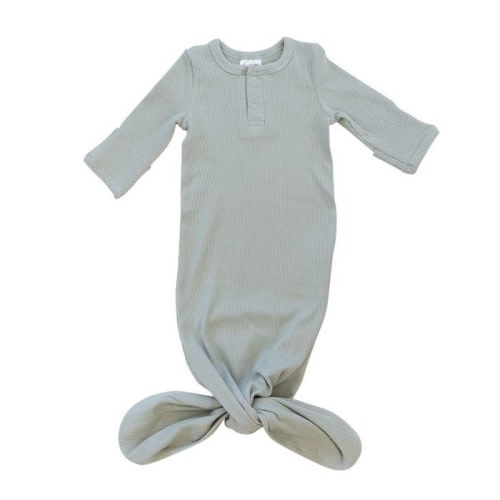 Organic Ribbed Knot Gown