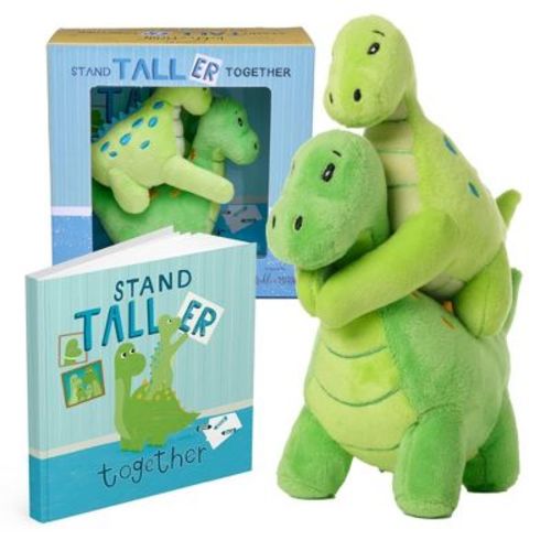 Tickle & Main 3 Pcs New Big Brother Gift for Boys, Includes Big Brother/LittleBrother Dinosaur Stuffed Animals and Storybook