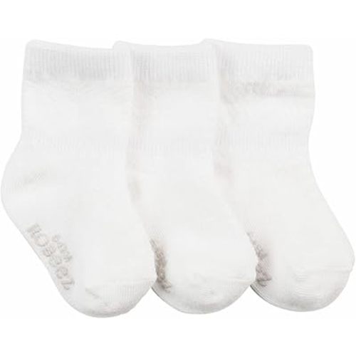 Robeez Girl's Baby, Infant, Toddler Soft Cotton Non-Slip Socks/Kickproof Seamless Design (3 Pack)
