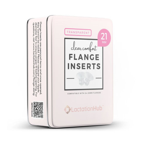 Clear Comfort Silicone Flange Inserts - 15mm